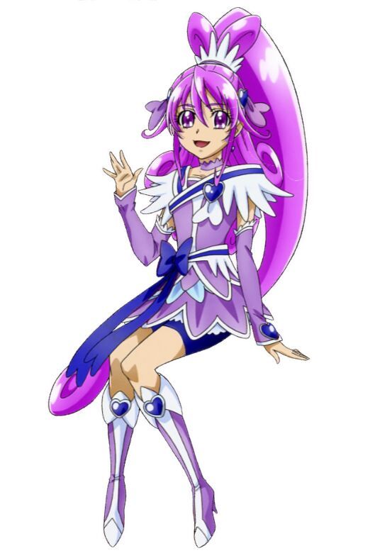 Purple Cure Heart Glitter Force Doki Doki Amino 3866