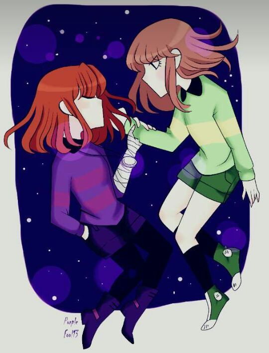 Chara E Frisk Hybridtale Undertale Brasil Amino