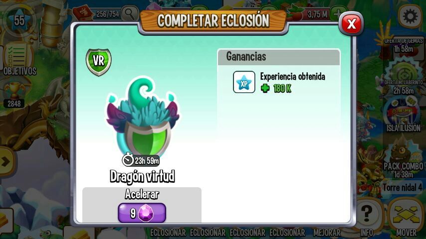 Etapa de crecimiento del dragón Virtud | 🔥Dragon City🔥 Amino