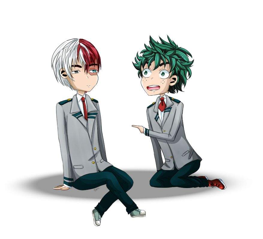 TodoDeku Chibi, dibujo digital! | Boku No Hero Academia Amino. Amino