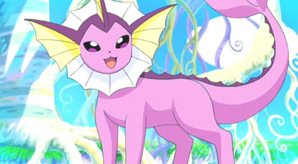 Lily's favorite Pokémon is a shiny Vaporeon. 