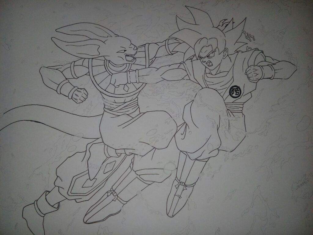 Goku vs Bills | •Arte Amino• Amino