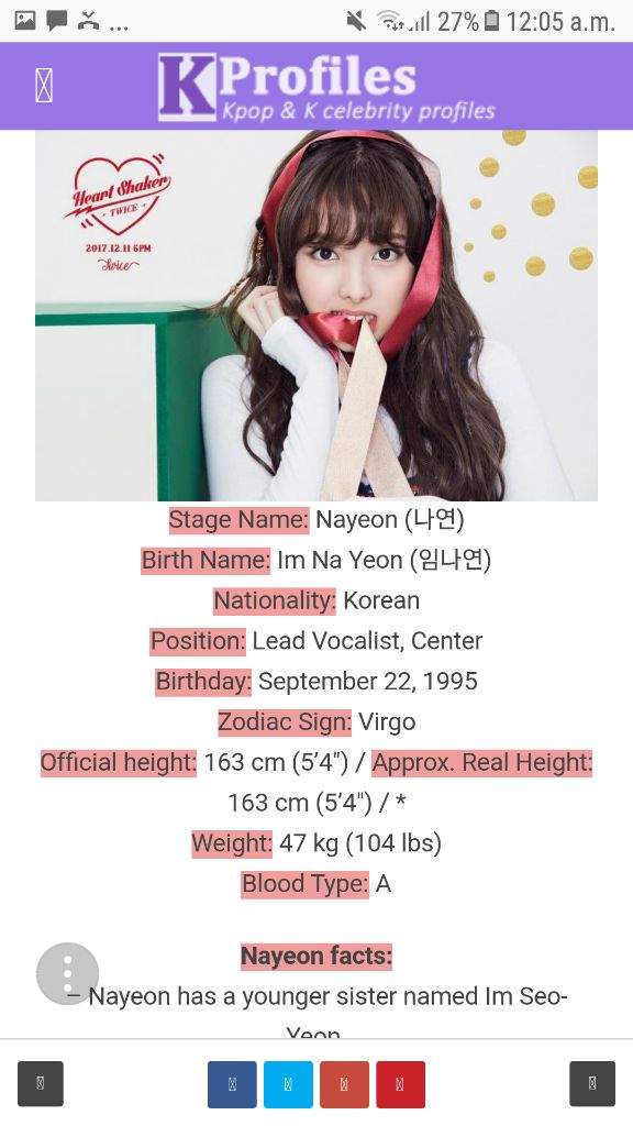 Twice kprofiles 😙😙😙😙 | Twice (트와이스)ㅤ Amino