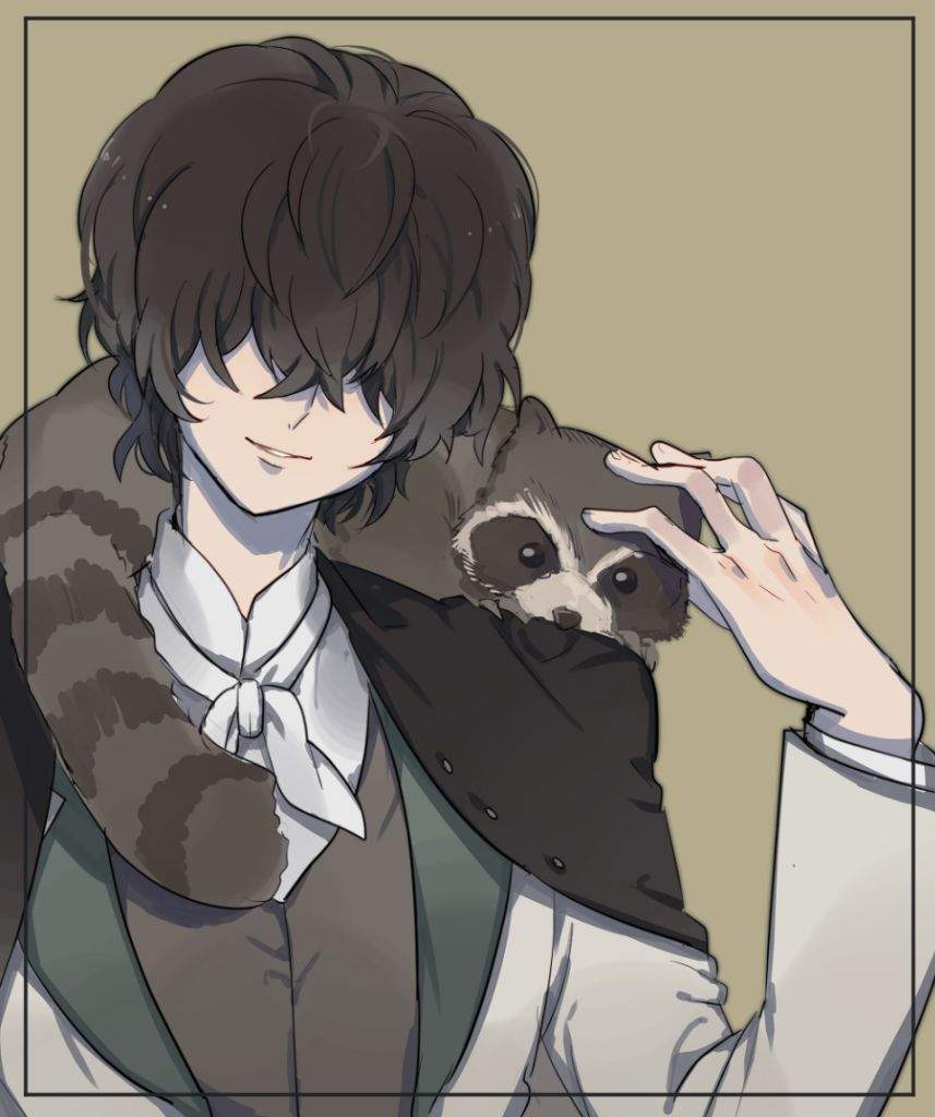 Raccoon Anime Boy