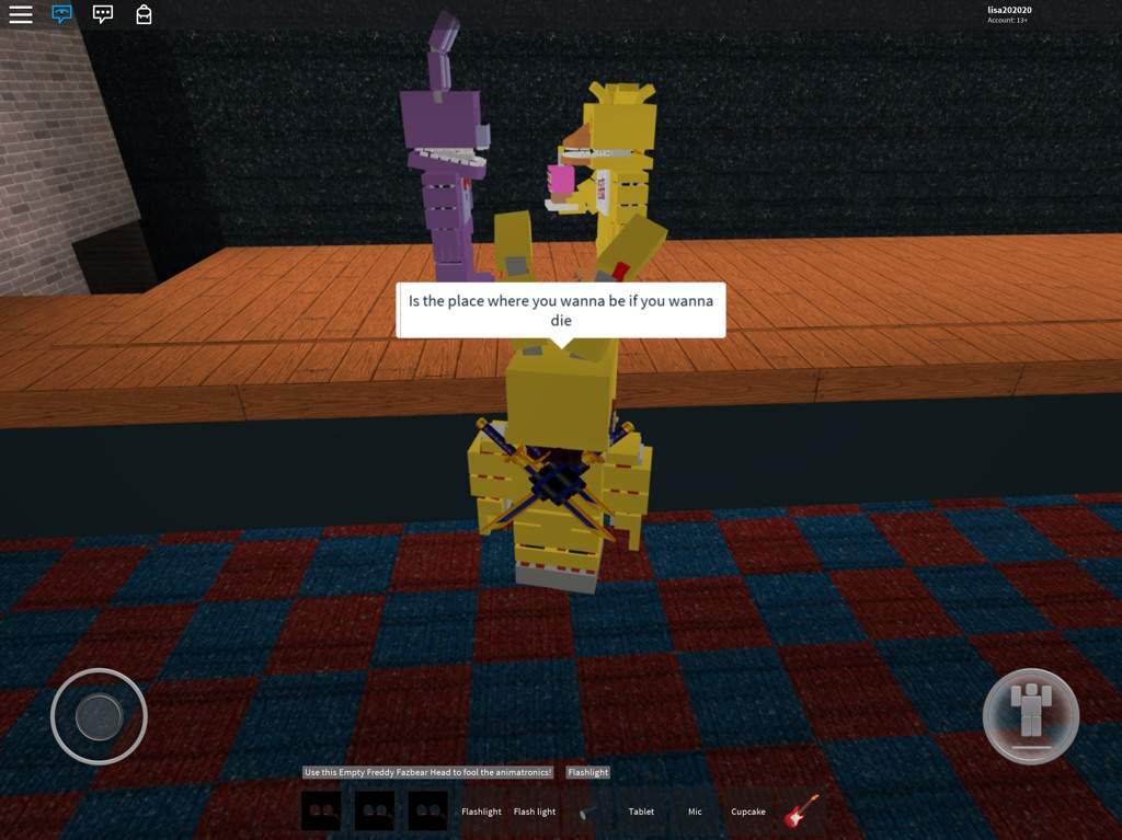 Fnaf roleplay in roblox no.