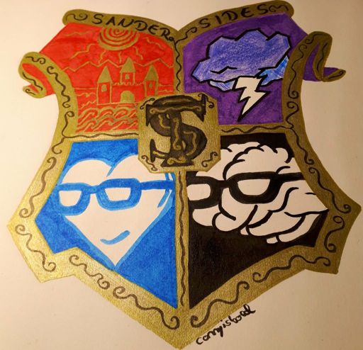 Sander sides/Hogwarts crest | Thomas Sanders Fans Amino Amino