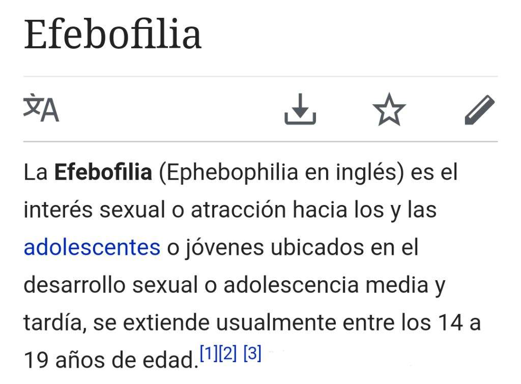 ¿Qué significa la Efebofilia