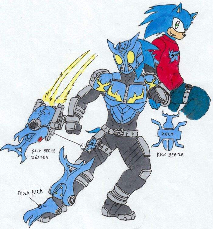 Sonic and tail are kabuto fan | Kamen Rider Amino Amino