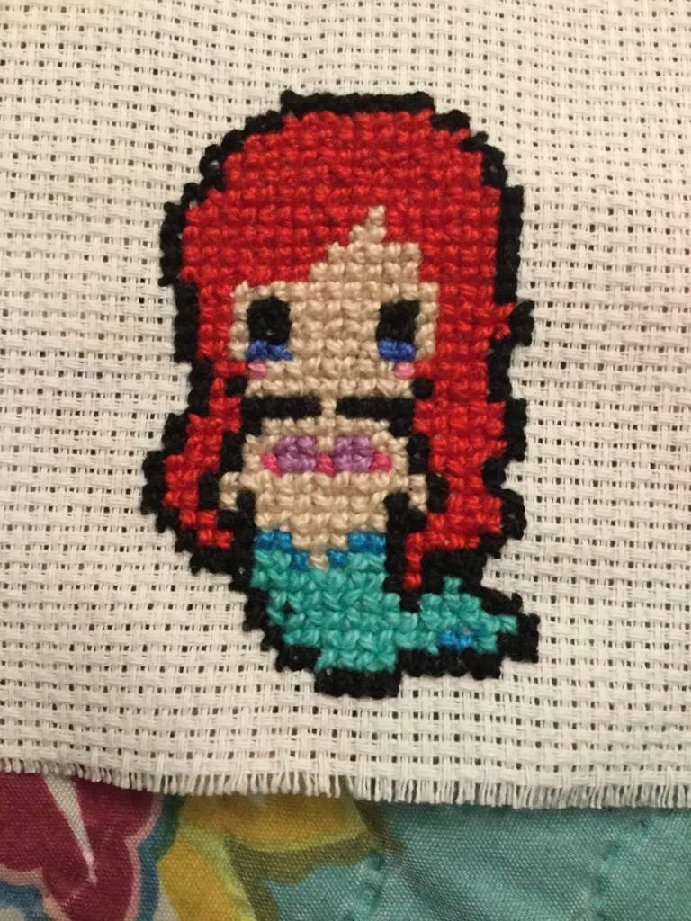 ariel cross stitch kit