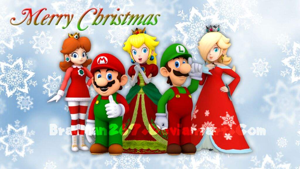 super mario christmas calendar