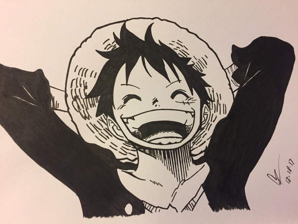 Monkey D Luffy Fanart From One Piece Anime Speed Drawing Time Lapse Art By Clark One Piece Amino