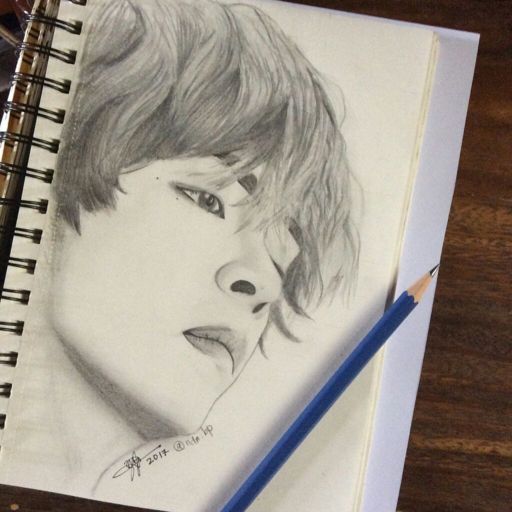 Kim Taehyung Sketch | ARMY's Amino