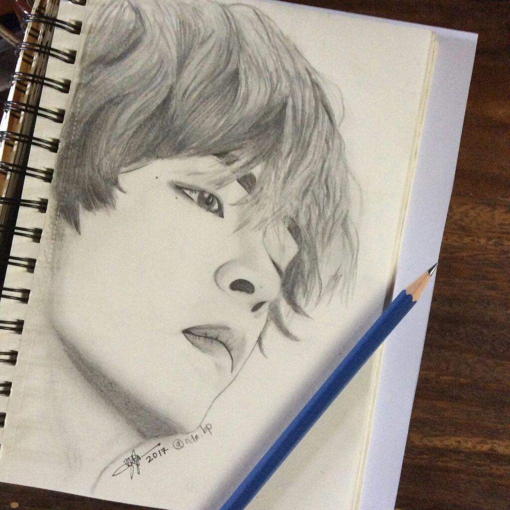  Taehyung Sketch Drawing with Realistic