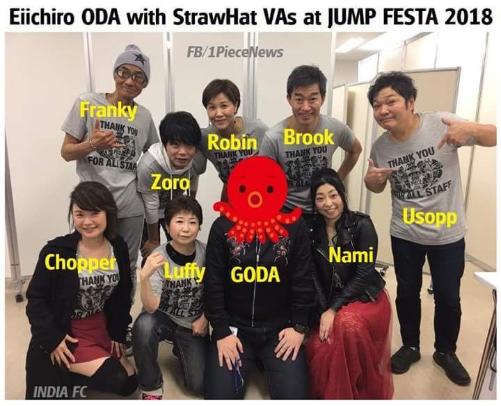 Straw Hats Voice Actors and Oda | One Piece Amino