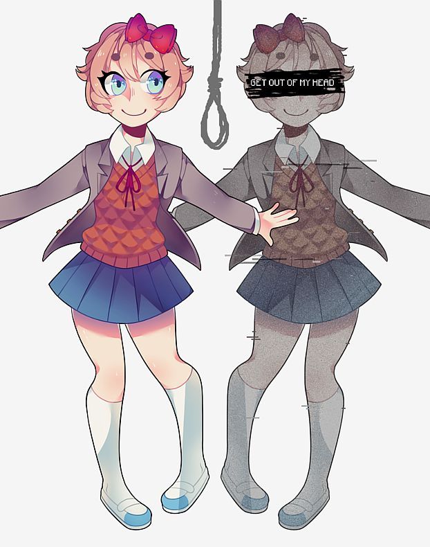 pix Sayori Fanart Dark best girl va doki doki literature