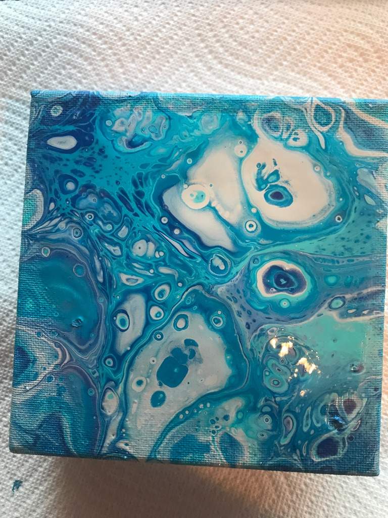 Acrylic Dump Paint Montage Art Amino