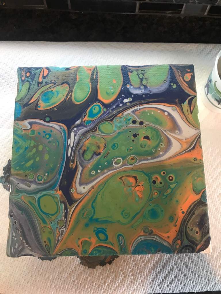 Acrylic Dump Paint Montage Art Amino