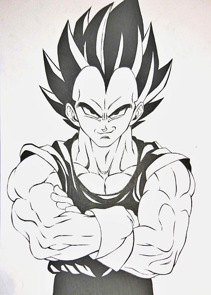 Vegeta Drawing Part I | Anime Amino