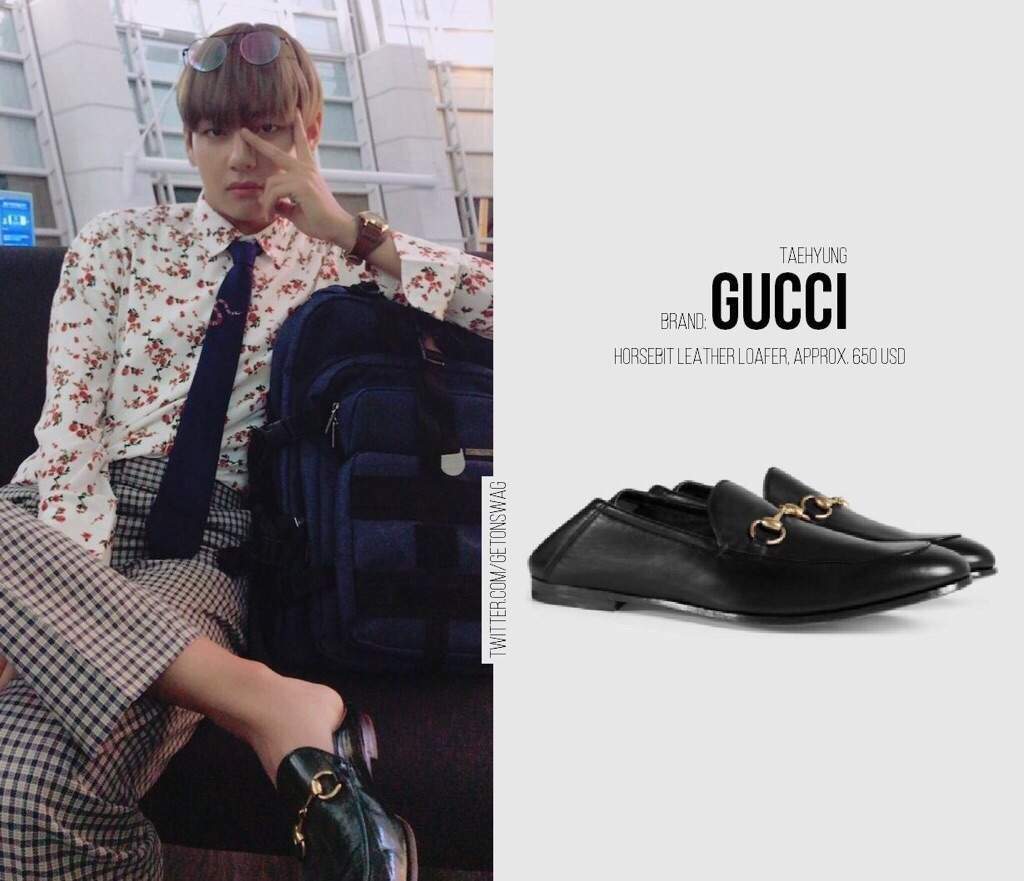 taehyung gucci slippers