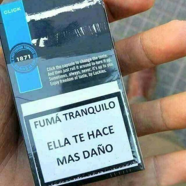 Malo fumar te es