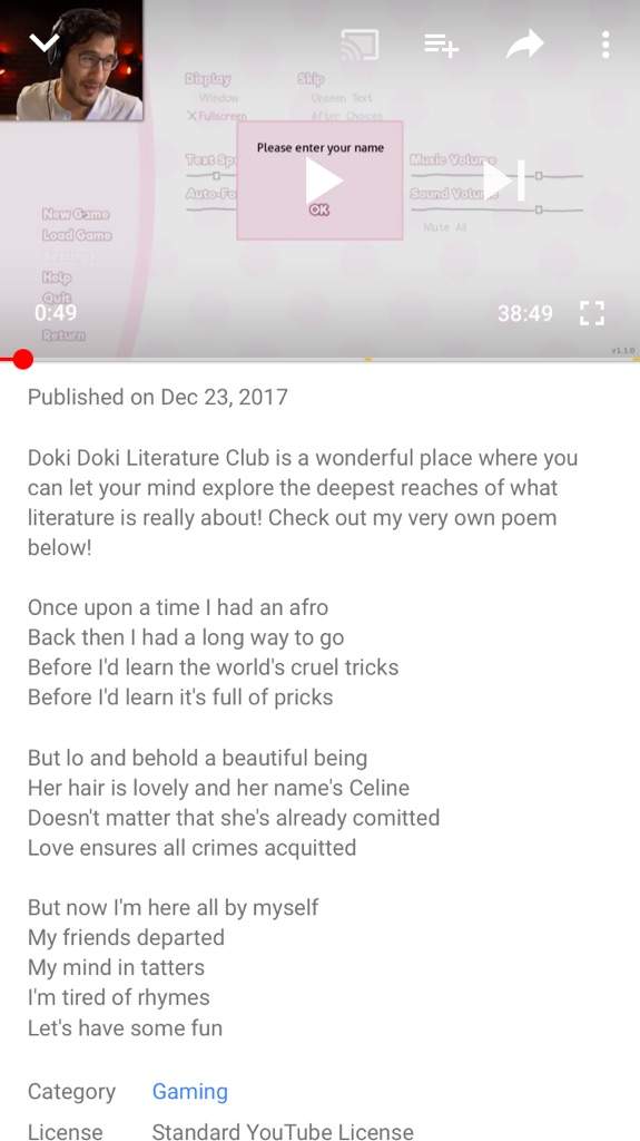 doki doki literature club poems