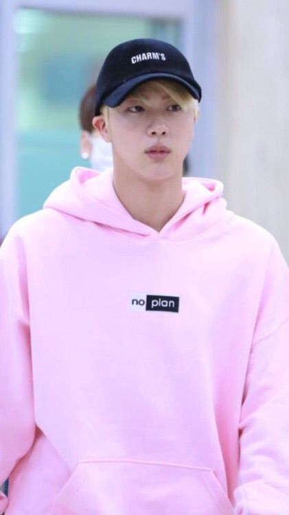 jin pink shirt