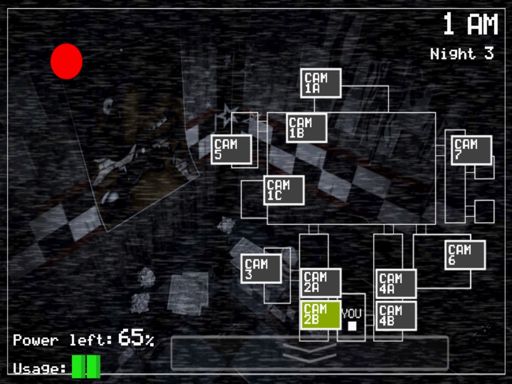 Rare scene in fnaf 1 (kinda) | Five Nights At Freddy's Amino