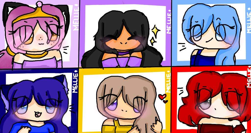 The Six Princesses |•| A Royal Tale Fanart | Aphmau Amino