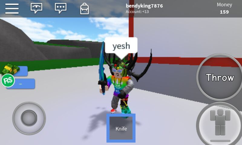 Me Playing Knife Simulator Roblox Amino - roblox knife simulator how to get money fast