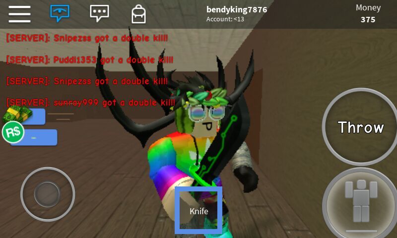 Me Playing Knife Simulator Roblox Amino - knife game ill think of another name roblox