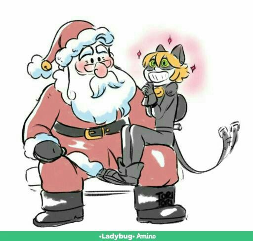 Carta a Papá Noel¿Que quieres para navidad Chatnoir 