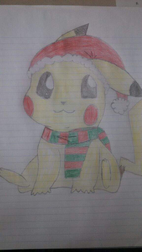 My Christmas Pikachu Drawing Pokémon Amino