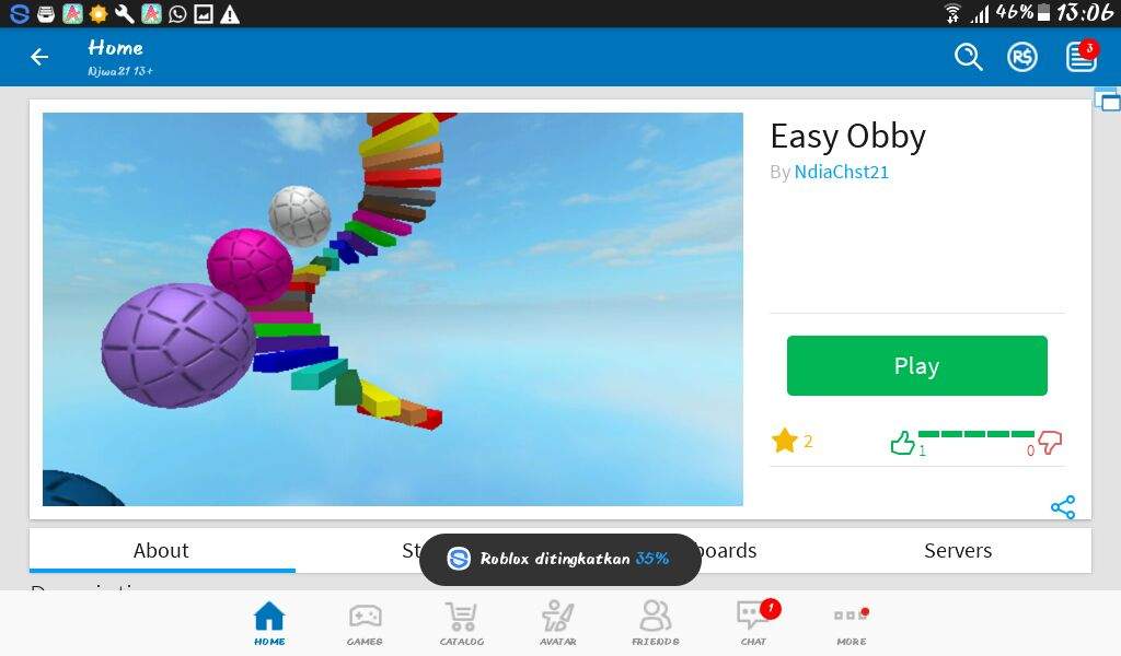 My First Game In Roblox Roblox Amino