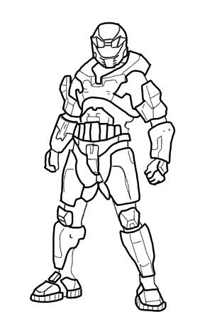 Master Chief Digital Drawing | Halo Amino