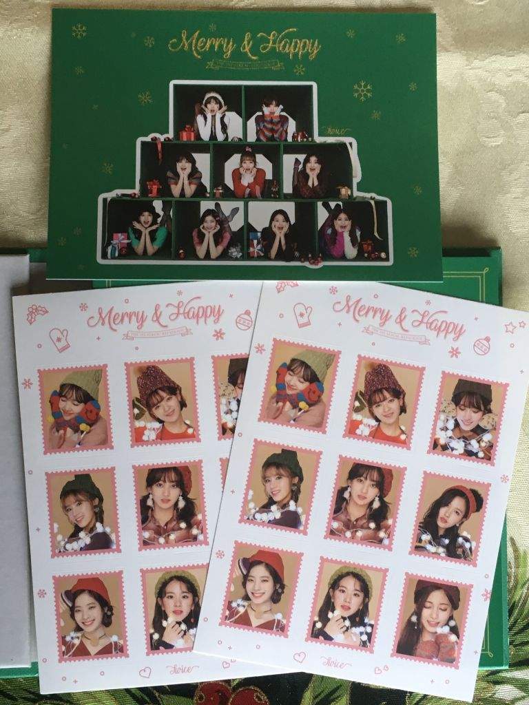 Merry Happy Album Unboxing Twice 트와이스 ㅤ Amino