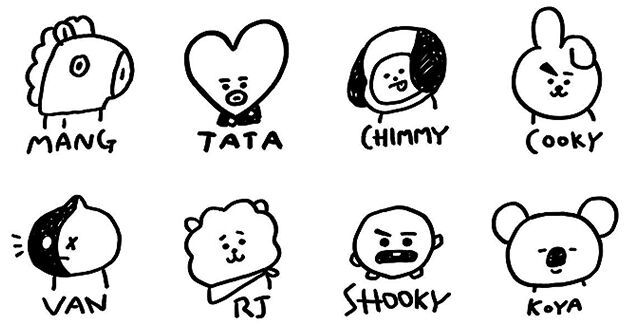 Explication Du Concept Bt21 De Bts Bts France Amino