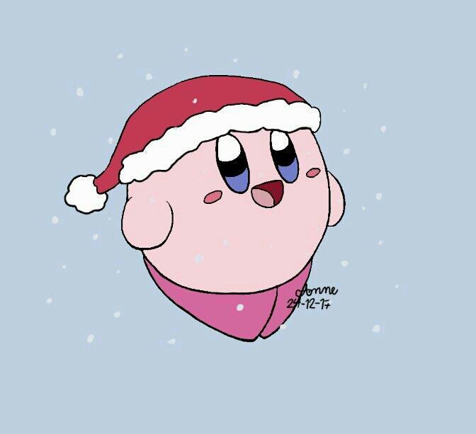 8x Kirby Xmas Emotes
