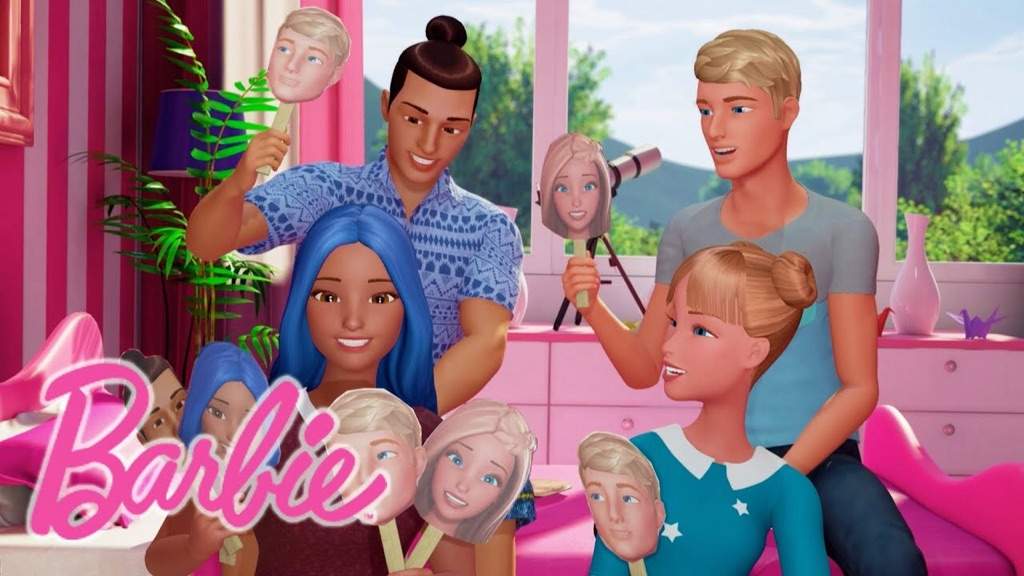 barbie with her friends