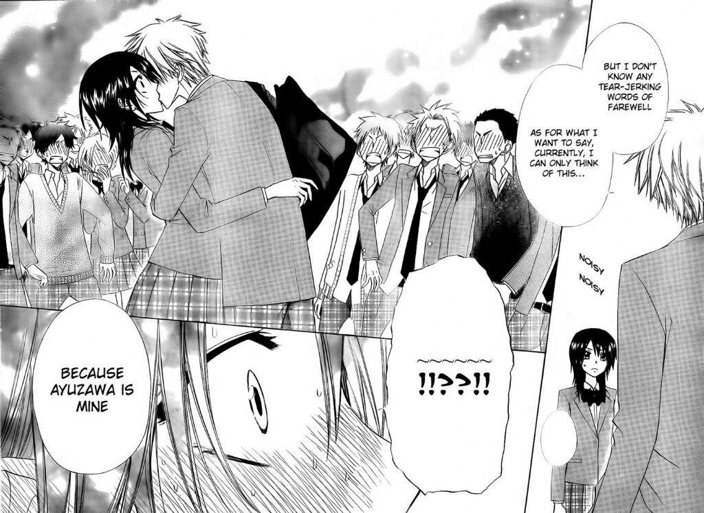 Kaichou Wa Maid Sama Manga Romantic Kiss Sense Anime Amino