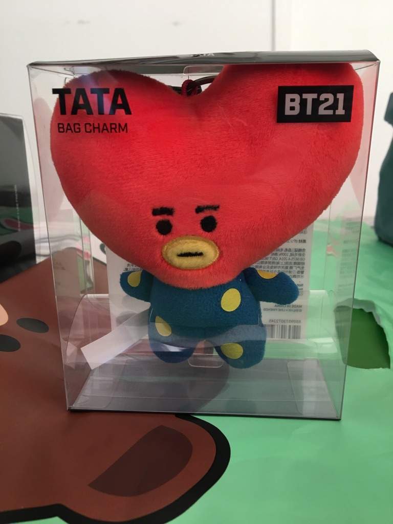 bt21 lying bag charm