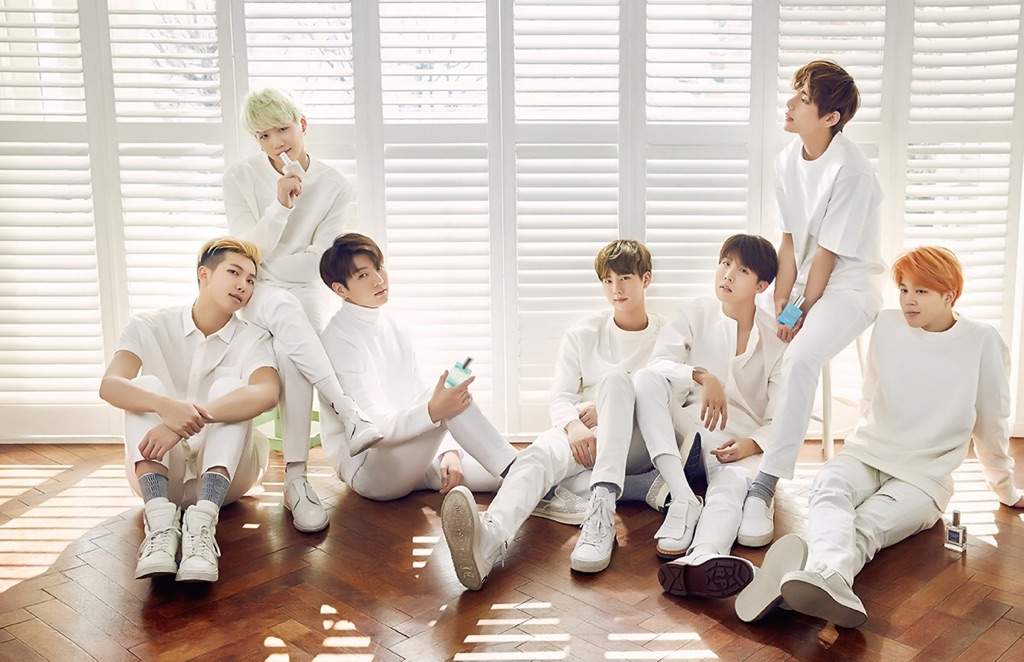 BTS in White | ARMY's Amino
