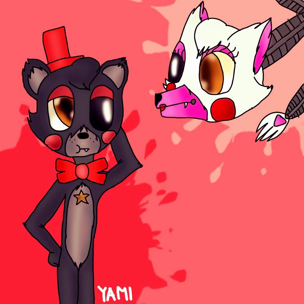 “So.. you miss an eye too?” LEFTY AND MANGLE | Five Nights At Freddy's ...