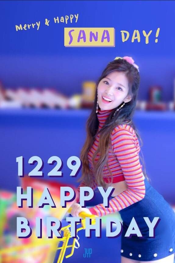 Joyeux Anniversaire Sana Happysanaday Twice France Amino