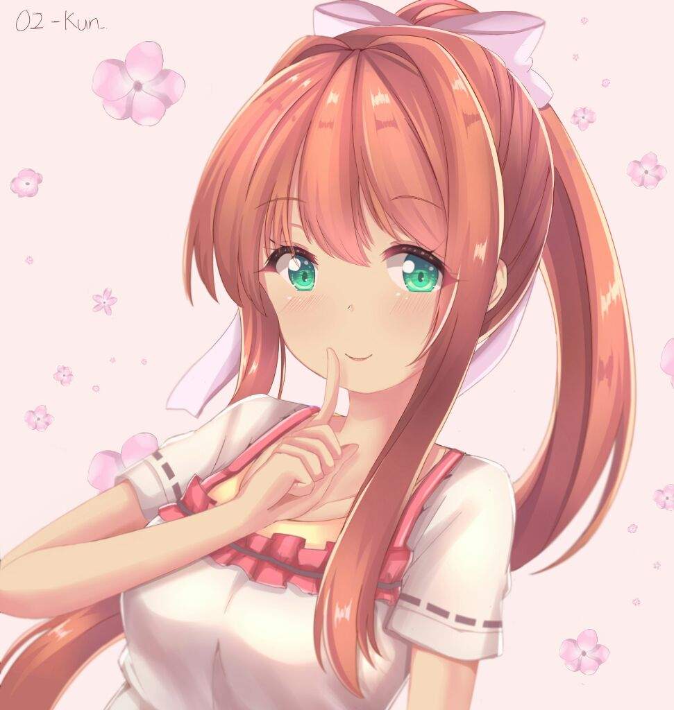 Monika Wiki Doki Doki Literature Club Amino