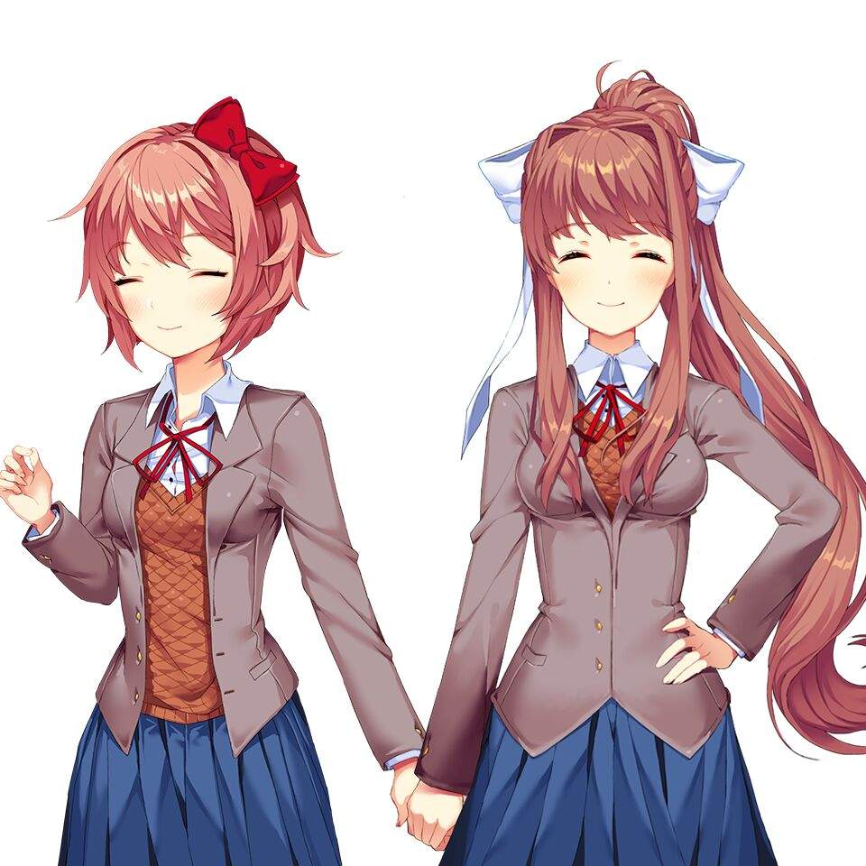 Just A Few Sayori X Monika Edits Doki Doki Literature Club Amino