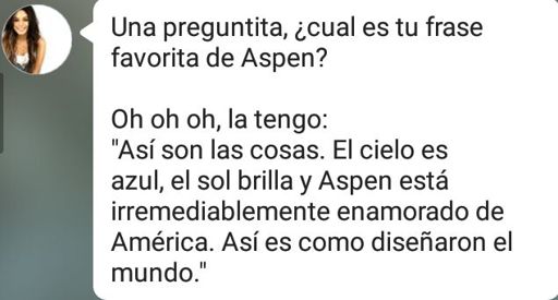 Frases favoritas >>Aspen<< L S | La Selección De Kiera Cass Amino