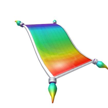 Roblox Rainbow Magic Carpet Gear Id - transparent magic carpet roblox