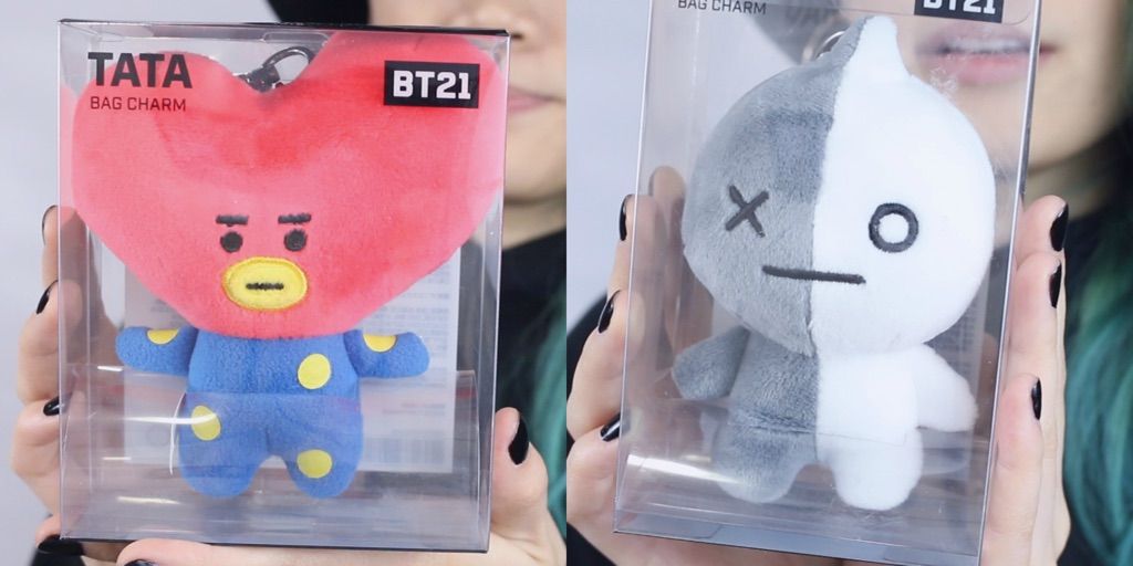bt21 mang plush keychain