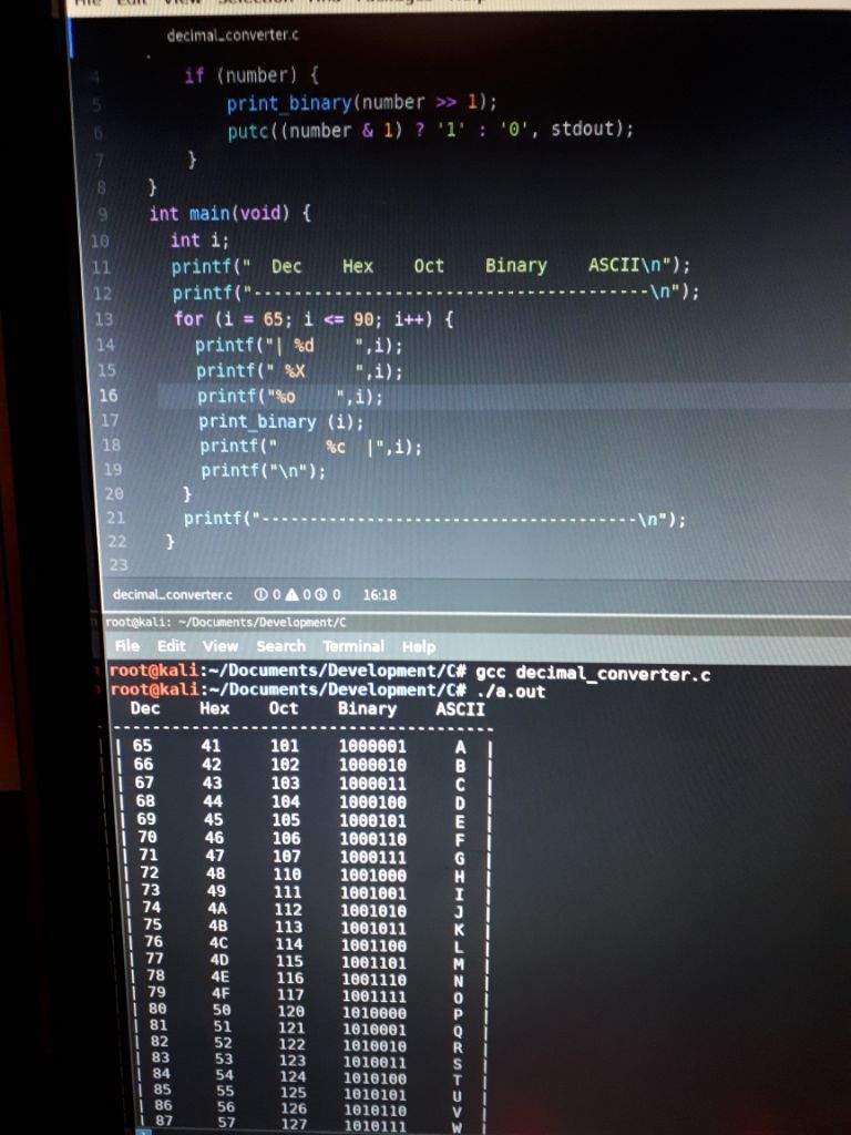 Conversion | Decimal Amino Table Programmer\u0027s Corner