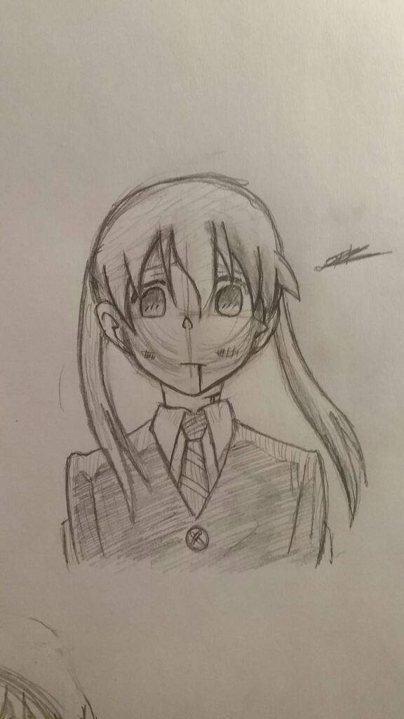 The Black Blood Battle Aftermath Maka Pencil Drawing Soul Eater Amino